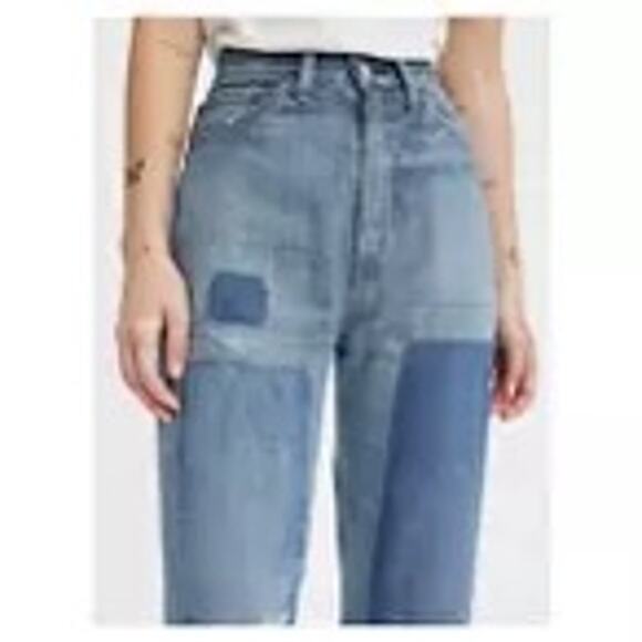 Levi's Vintage Made in Japan 100% Cotton 1950s 701 High Waist Straight Leg Jeans - Picture 2 of 11